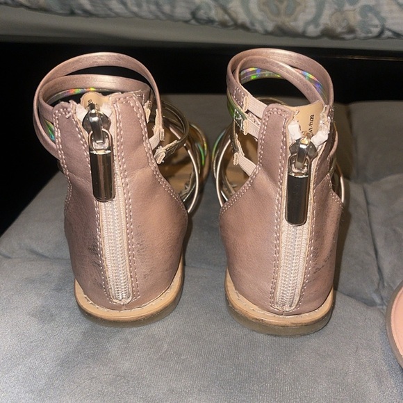 Mel Dreamed by Melissa  Strappy Sandals - Cream and Gold - Picture 10 of 11